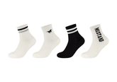 Męskie Skarpety Mustang Black 4 pack MU32019 – 9999